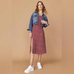 CHARLEY DITSY FLORAL MIDI DRESS from Francesca’s